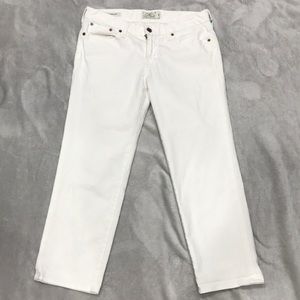 Lucky Brand Sweet Crop White Jeans